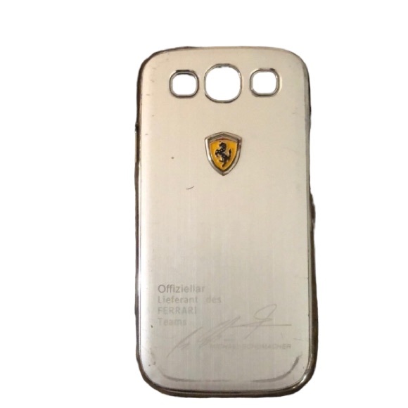 FERRARI silver cell phone case I believe it’s fit a iPhone 5s- 6- 7 ,8 - Picture 1 of 10